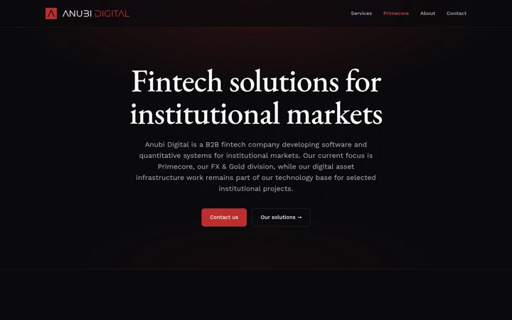 Screenshot of anubidigital.it