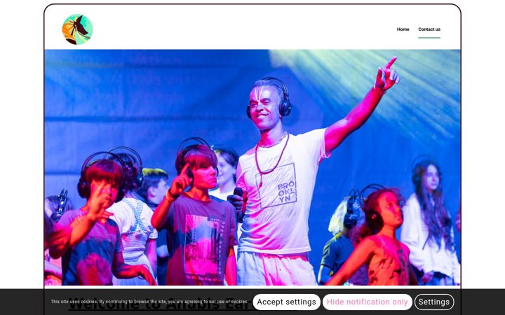 Screenshot von anubisearth.com
