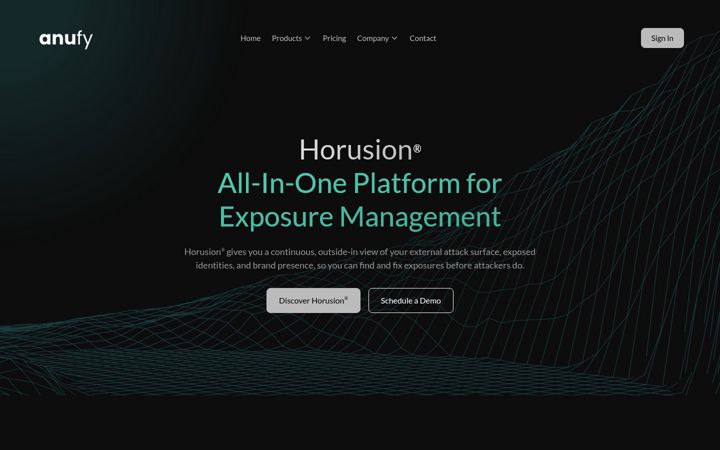 Screenshot of anufy.com