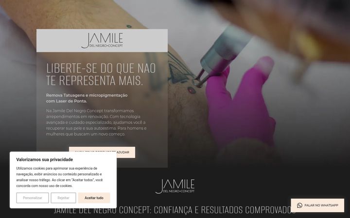 Screenshot of anulletattoo.com.br