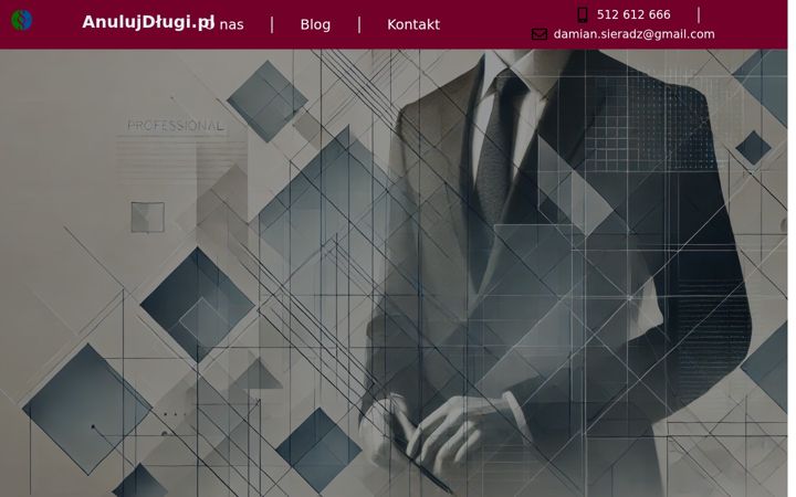 Screenshot di anulujdlugi.pl