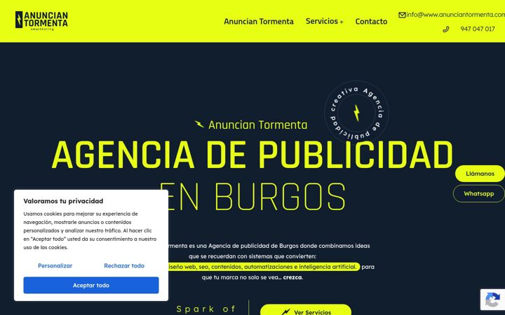 Skjermbilde av anunciantormenta.com