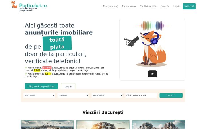 Snímek obrazovky anunturiparticulari.ro