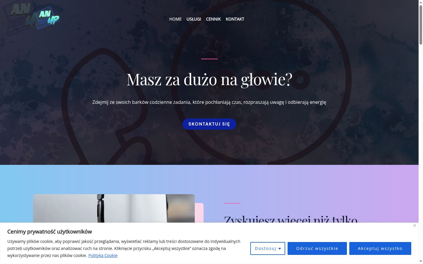 Snímka obrazovky banera súhlasu zobrazeného pred akoukoľvek interakciou