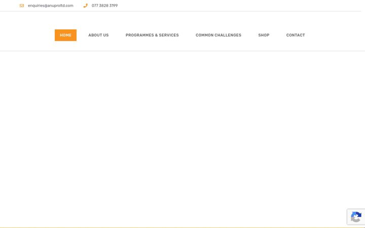 Screenshot van anuproltd.com