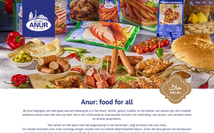 Screenshot of anur.nl