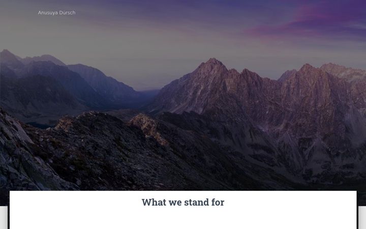 Screenshot of anusuyaduersch.com