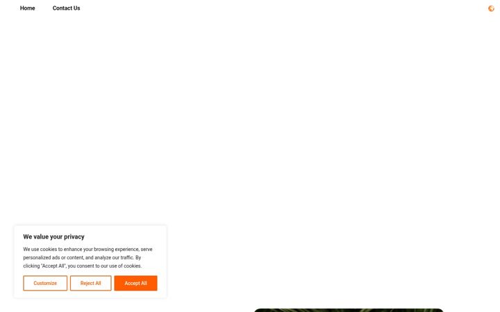 Screenshot of anuzisgarden.com