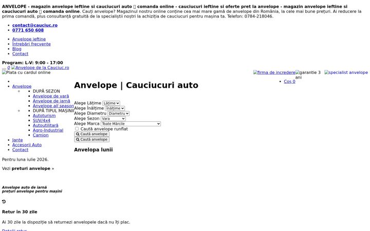 Screenshot of anvelop.ro