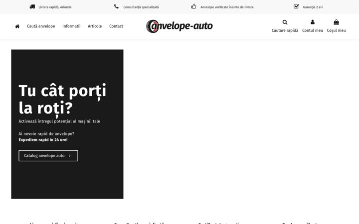 Screenshot of anvelope-auto.ro