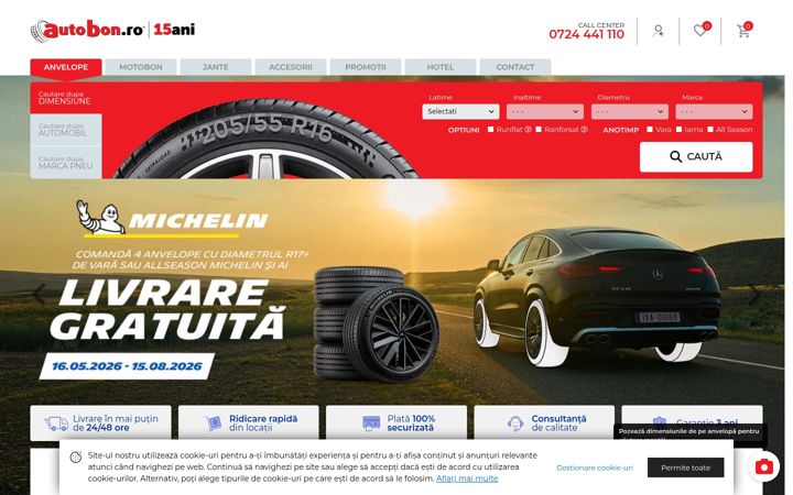 Zrzut ekranu anvelope-autobon.ro