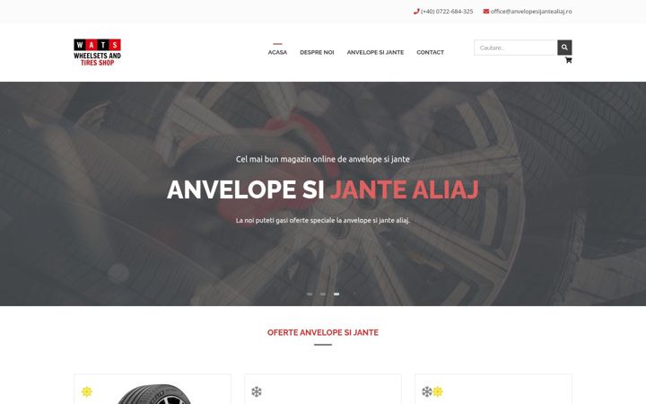 Screenshot of anvelopesijantealiaj.ro