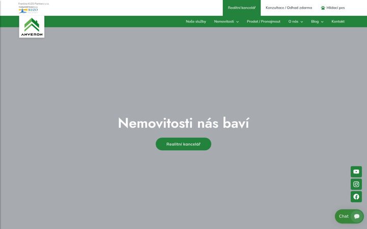 Screenshot of anveron.cz
