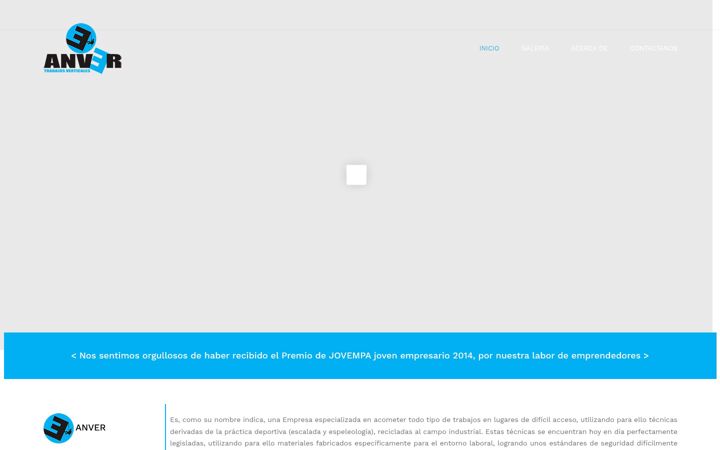 Screenshot of anvertrabajosverticales.com