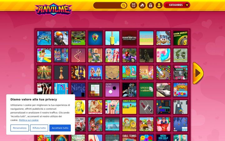 Screenshot of anvilme.com