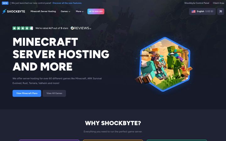 Screenshot of anvilnode.com