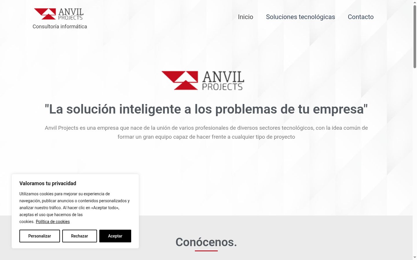 Screenshot tal-banner tal-kunsens muri qabel kwalunkwe interazzjoni