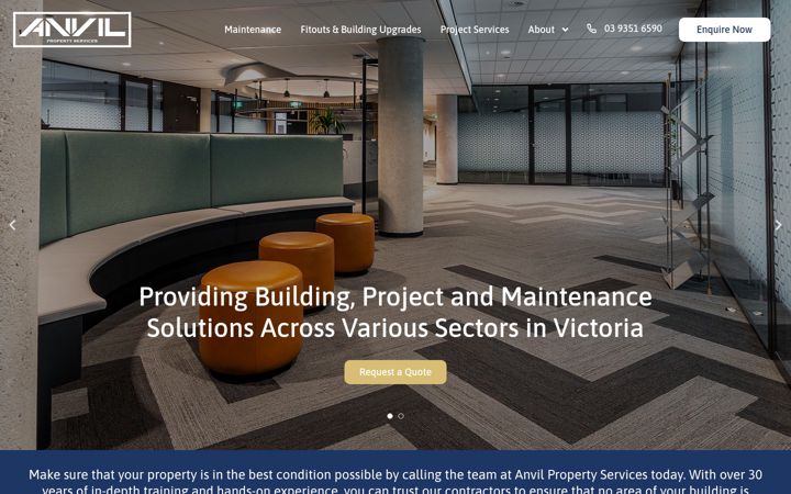 Screenshot ta' anvilps.com.au
