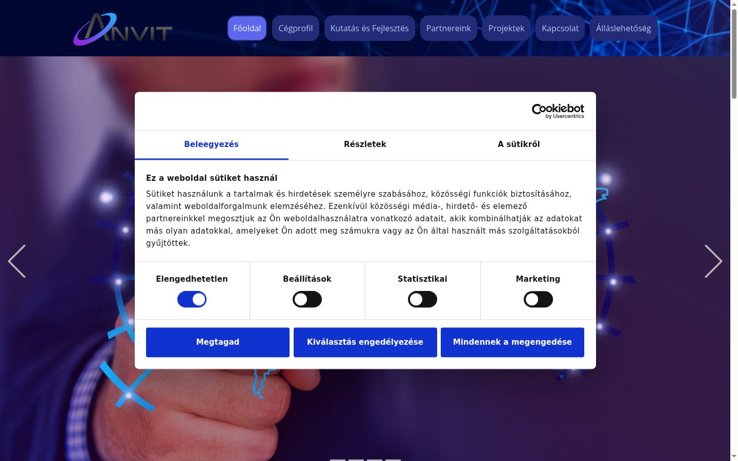 Zrzut ekranu banera zgody wyświetlanego przed jakąkolwiek interakcją