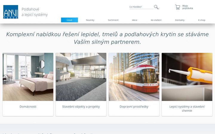 Screenshot of anvitrade.cz