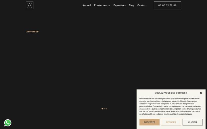 Screenshot of anviweb.fr