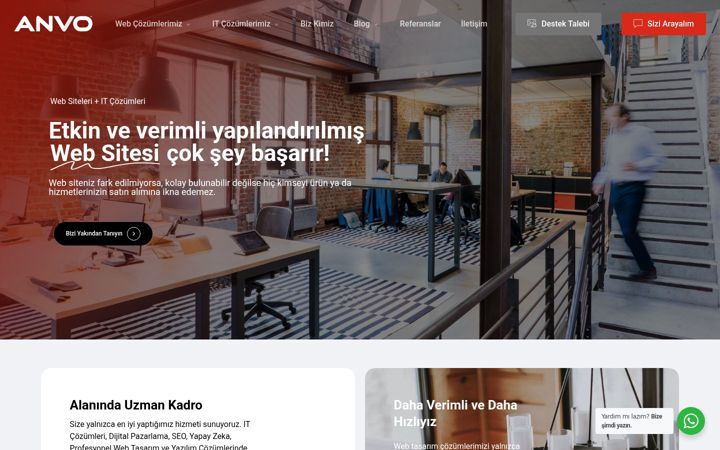 Screenshot of anvo.com.tr