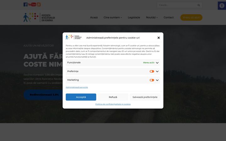Screenshot of anvr.ro