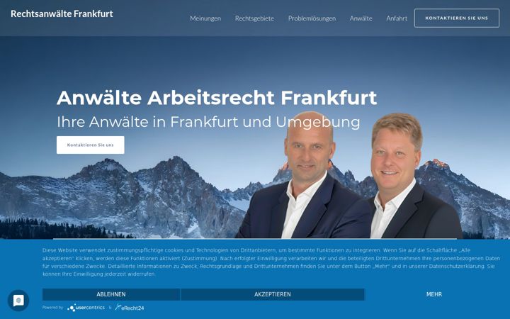 Screenshot di anwaelte-arbeitsrecht-frankfurt.de