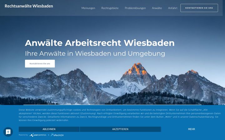 Screenshot di anwaelte-arbeitsrecht-wiesbaden.de