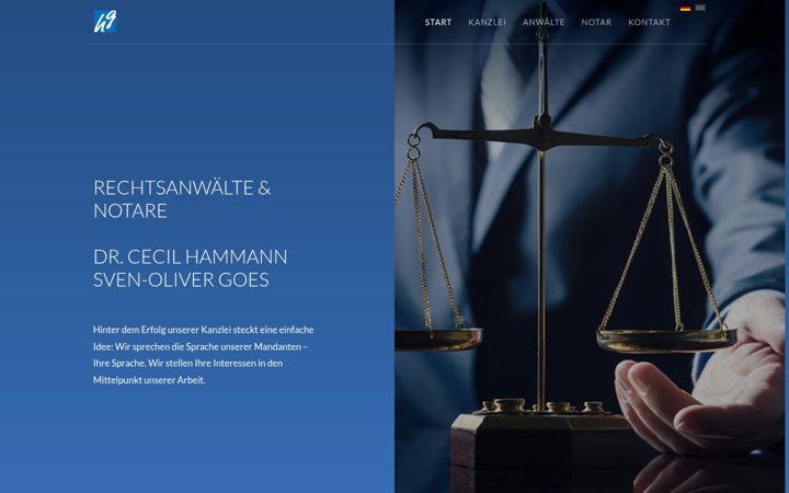 Screenshot di anwaelte-hammann-goes.de