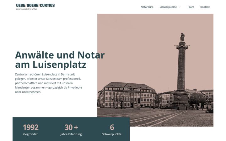 Screenshot di anwaelte-luisenplatz.de