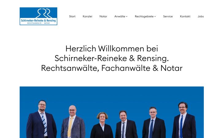 Screenshot of anwaelte-srr.com