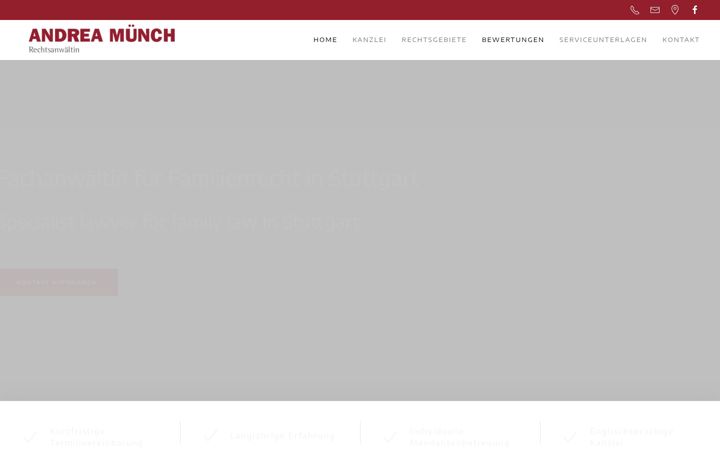 Screenshot of anwaeltin-muench.de