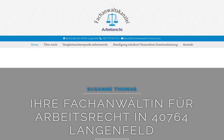 Screenshot of anwaeltin-thomas.de