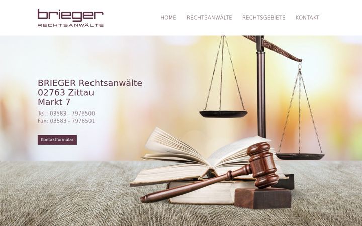 Screenshot of anwalt-brieger.de