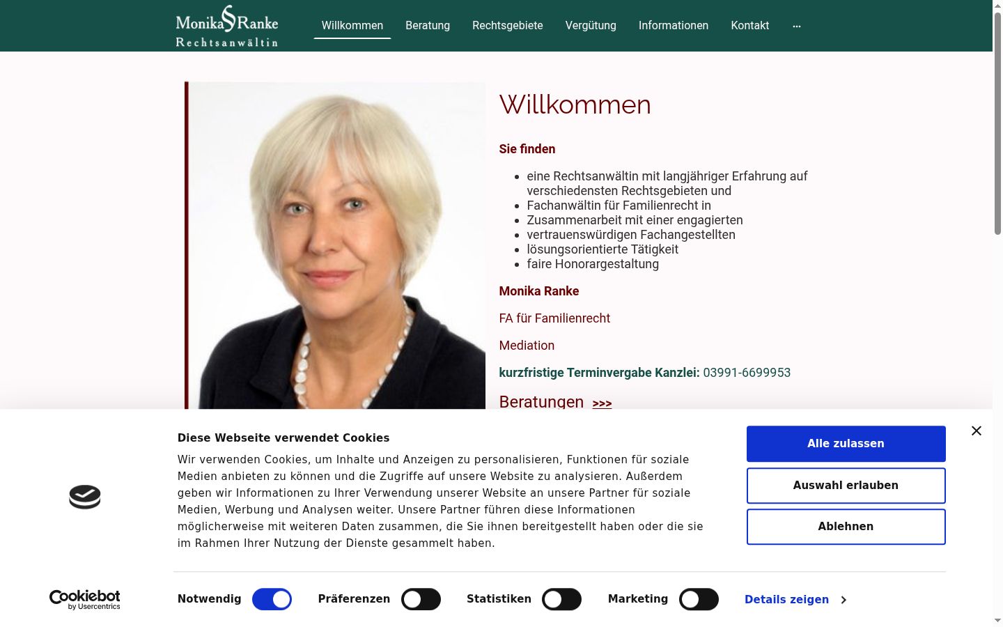 Snímek obrazovky baneru souhlasu zobrazeného před jakoukoli interakcí