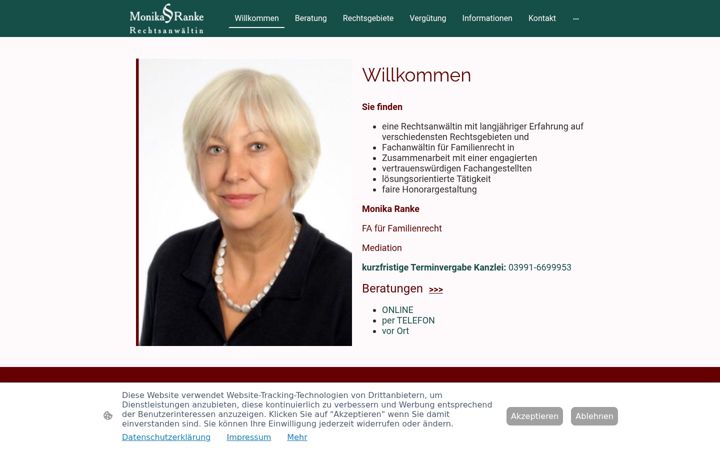 Screenshot of anwalt-in-waren.de