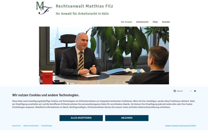 Screenshot of anwalt-koeln.net