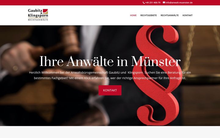 Screenshot of anwalt-muenster.de