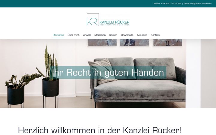 Ekrano kopija anwalt-ruecker.de
