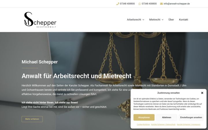 Screenshot of anwalt-schepper.de