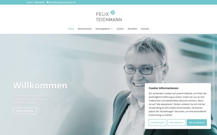 Ekrano kopija anwalt-teichmann.de