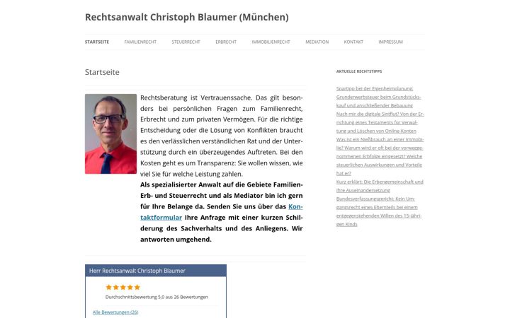 Screenshot of anwaltantwort.de