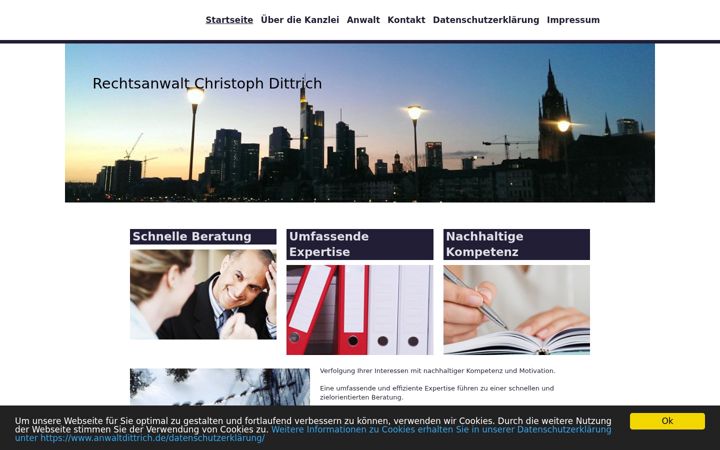 Screenshot of anwaltdittrich.de