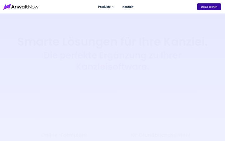 Screenshot of anwaltnow.de