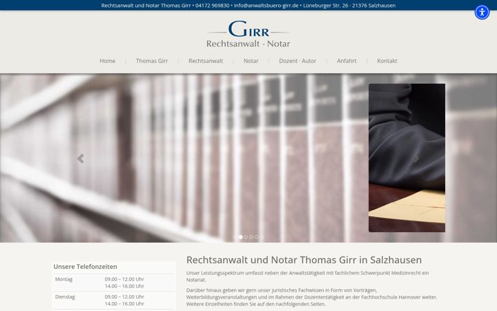 Screenshot di anwaltsbuero-girr.de