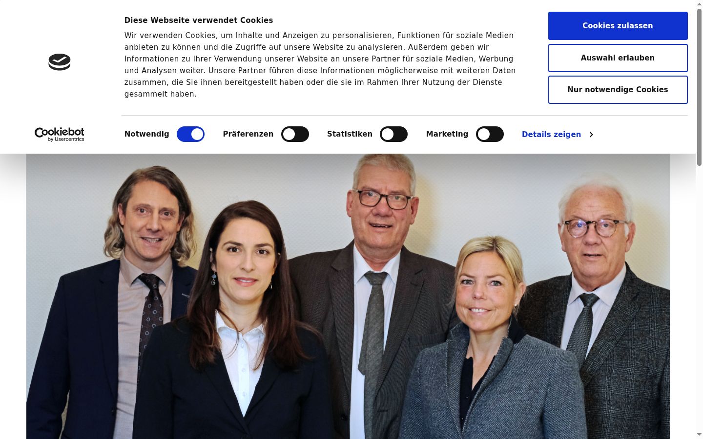 Skjermbilde av samtykkebanneret slik det vises før noen interaksjon