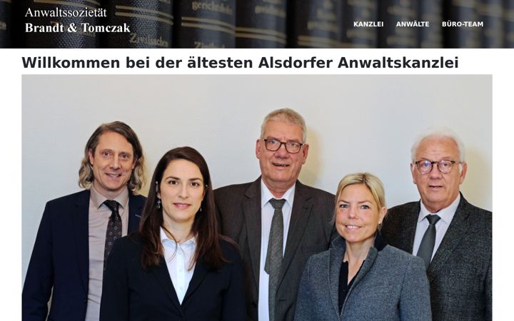 Screenshot of anwaltskanzlei-brandt.de