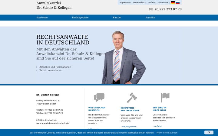 Screenshot of anwaltskanzlei-dr-schulz.de