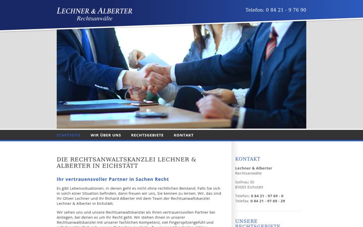 Screenshot of anwaltskanzlei-eichstaett.de